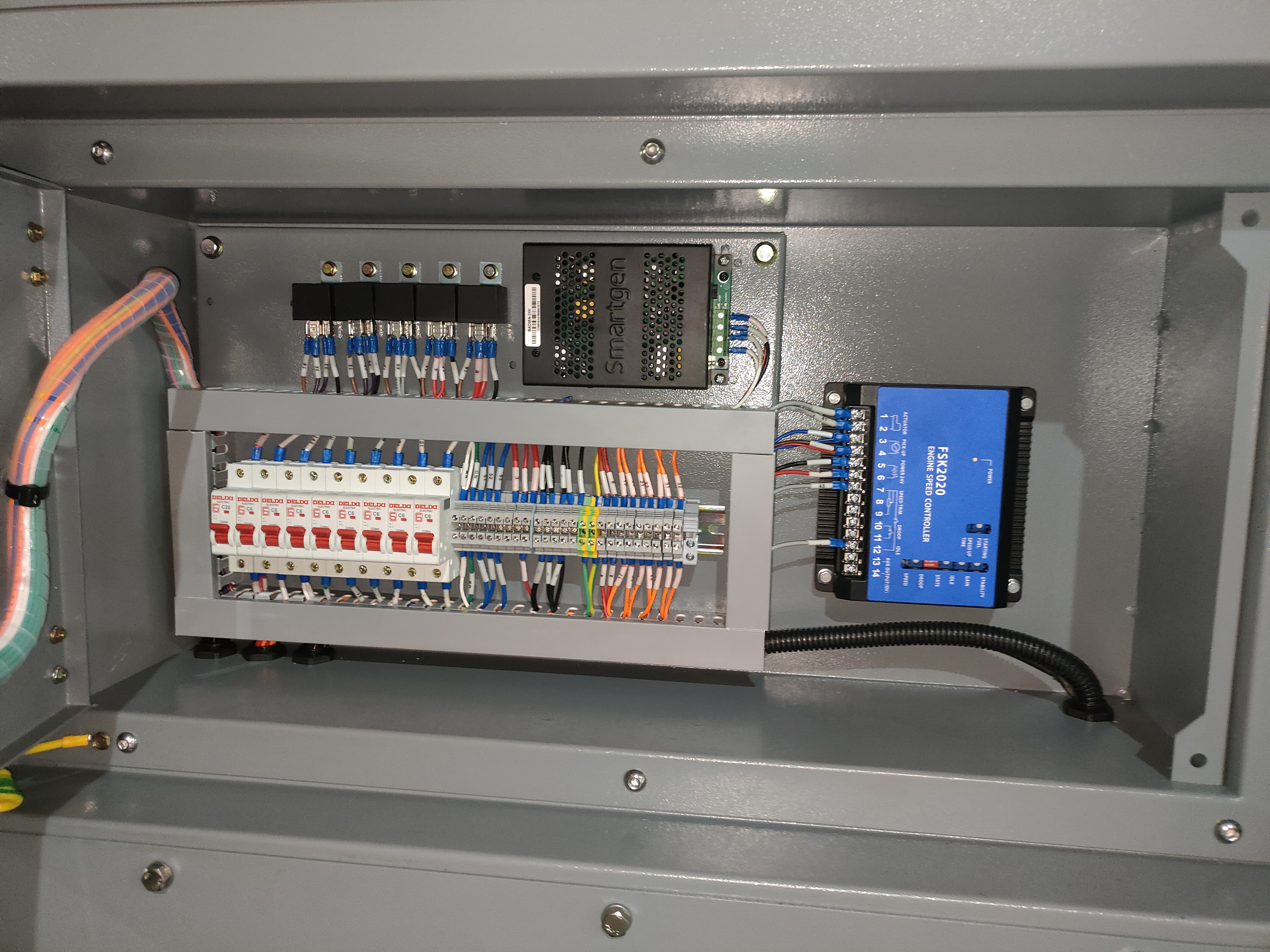 Панель управления генераторной установкой